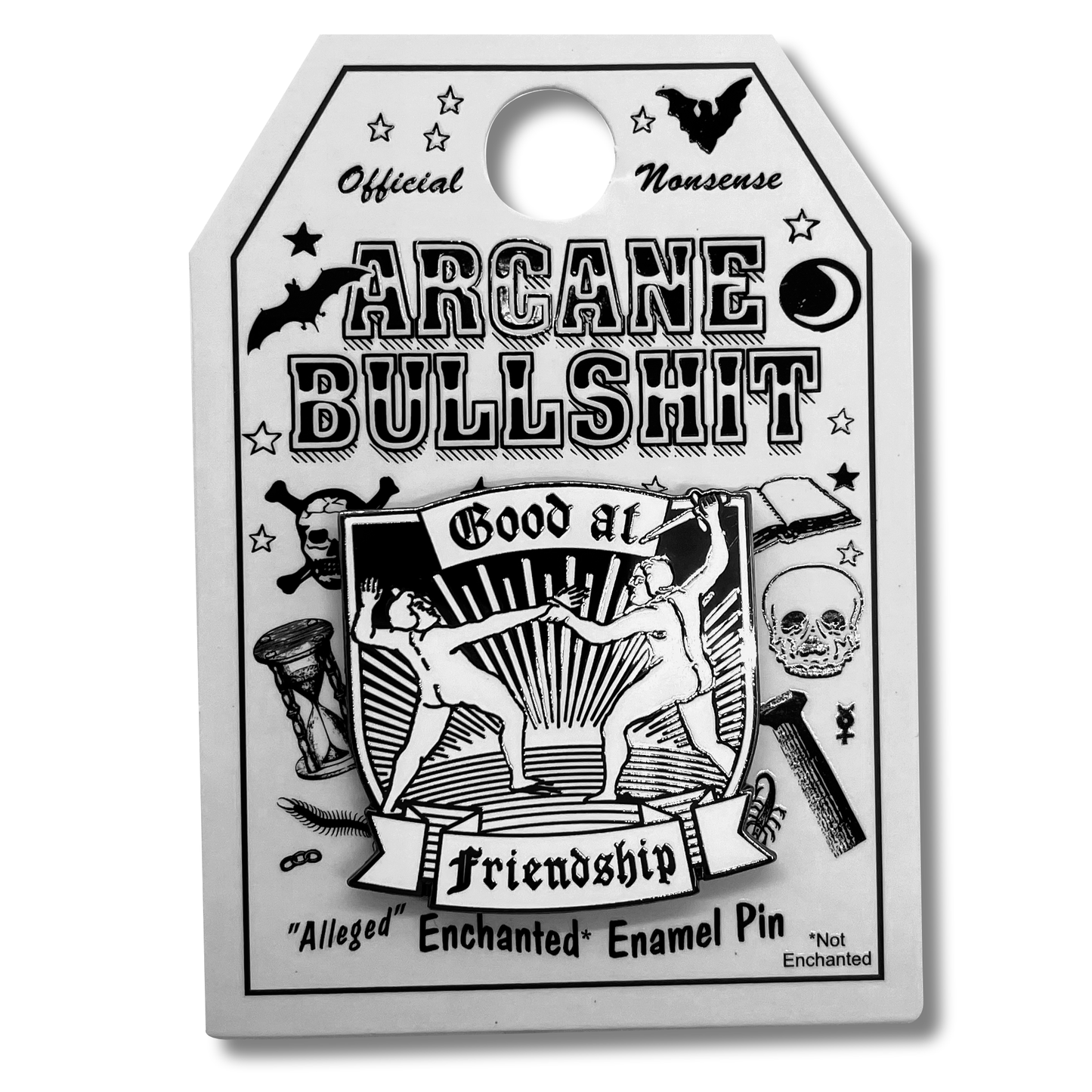 "Good At Friendship" Enamel Pin