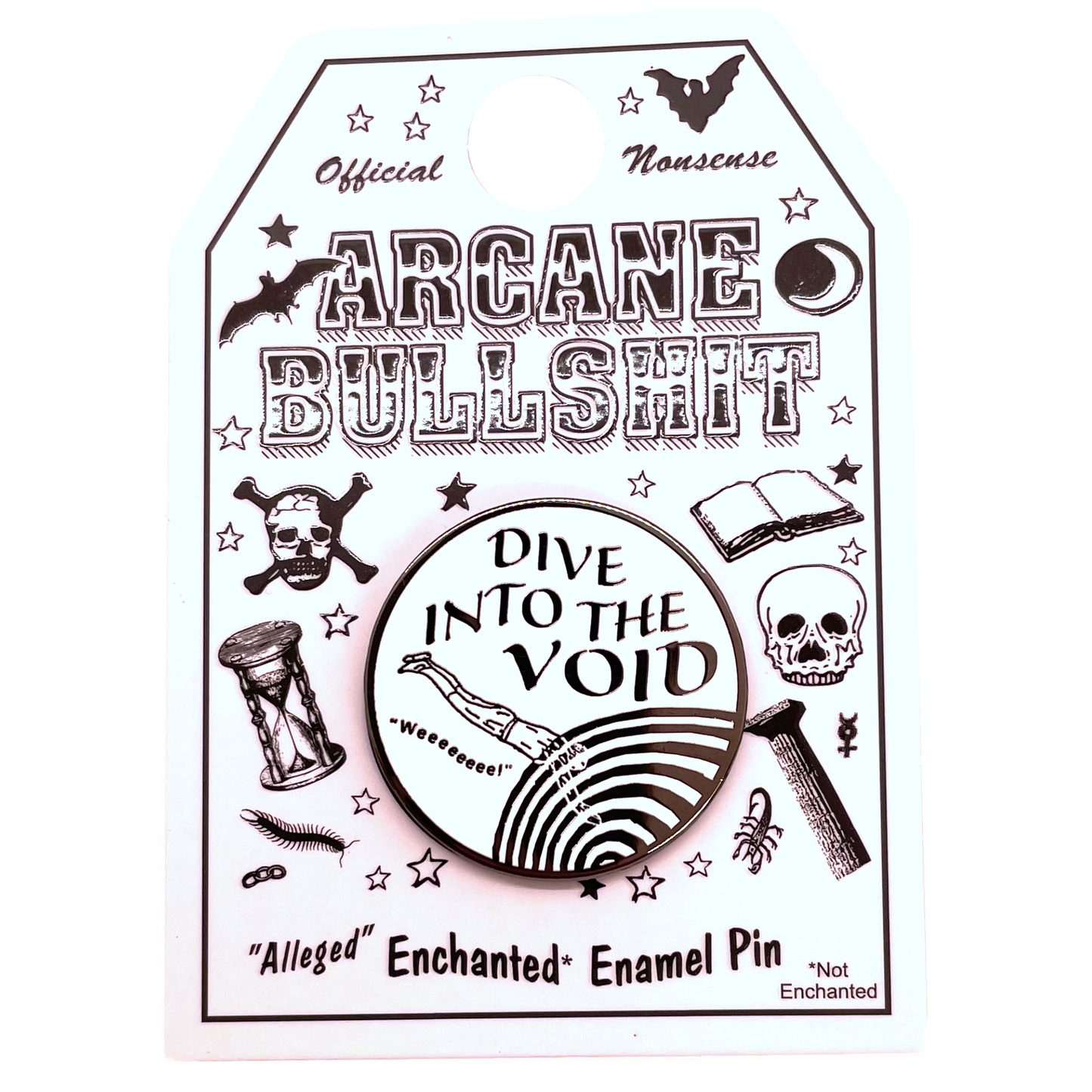 "Dive Into The Void" Enamel Pin