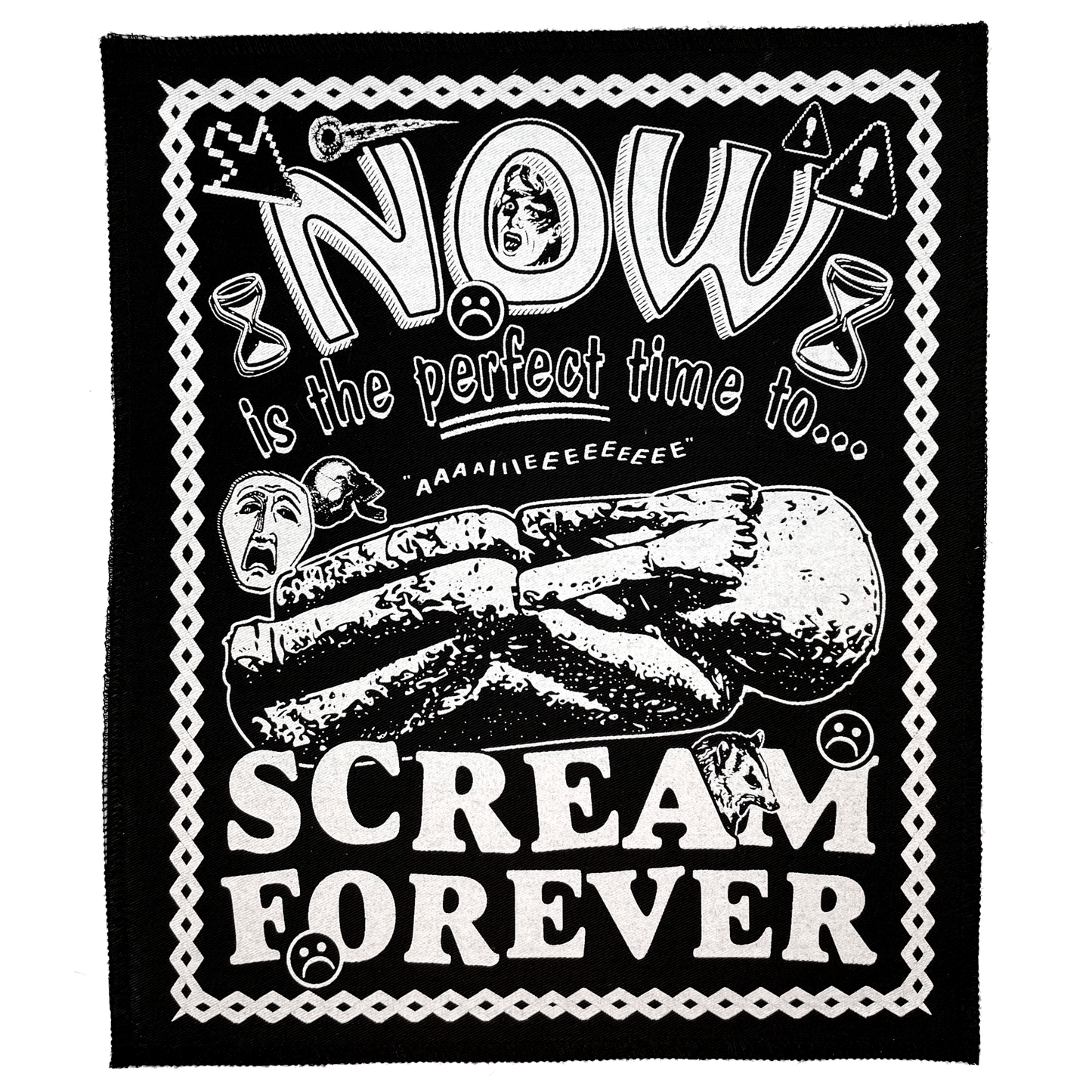 Arcane Bullshit Patch "Scream Forever" Back Patch