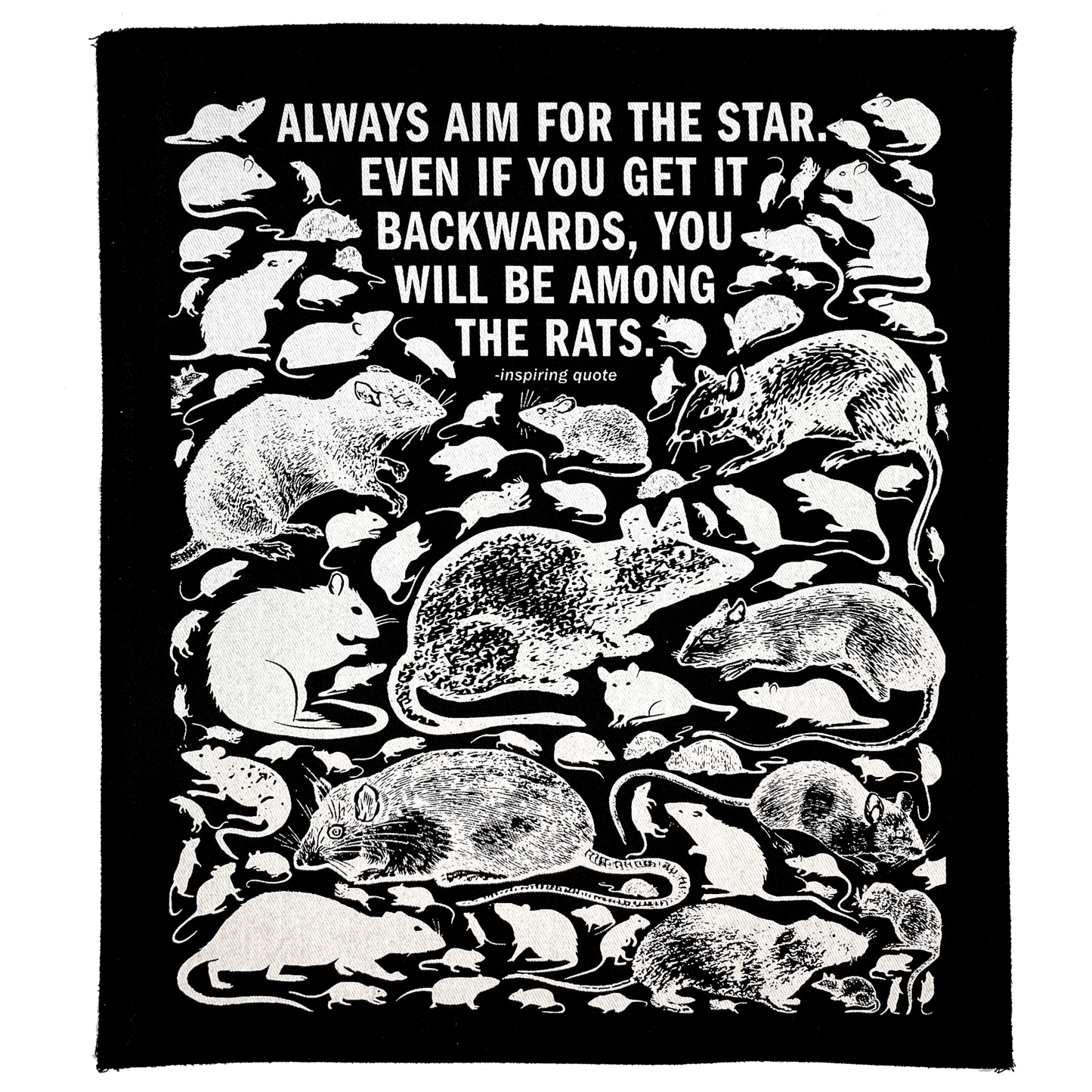 Arcane Bullshit Patch "The Rats" Back Patch