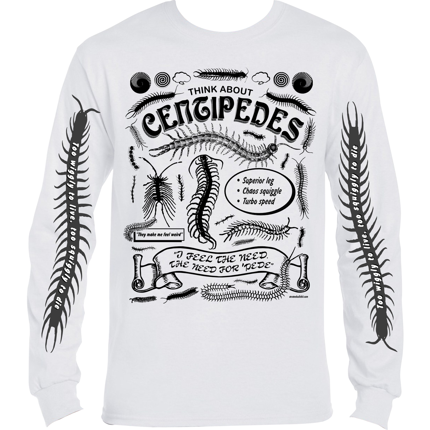 "Centipede" Long-Sleeved t-shirt