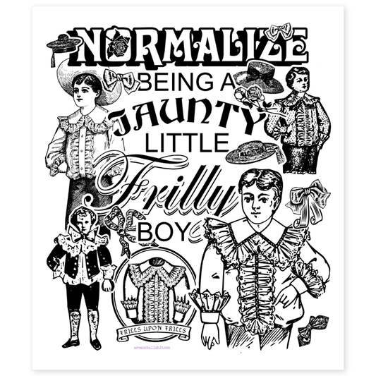 "Frilly Boy" Poster