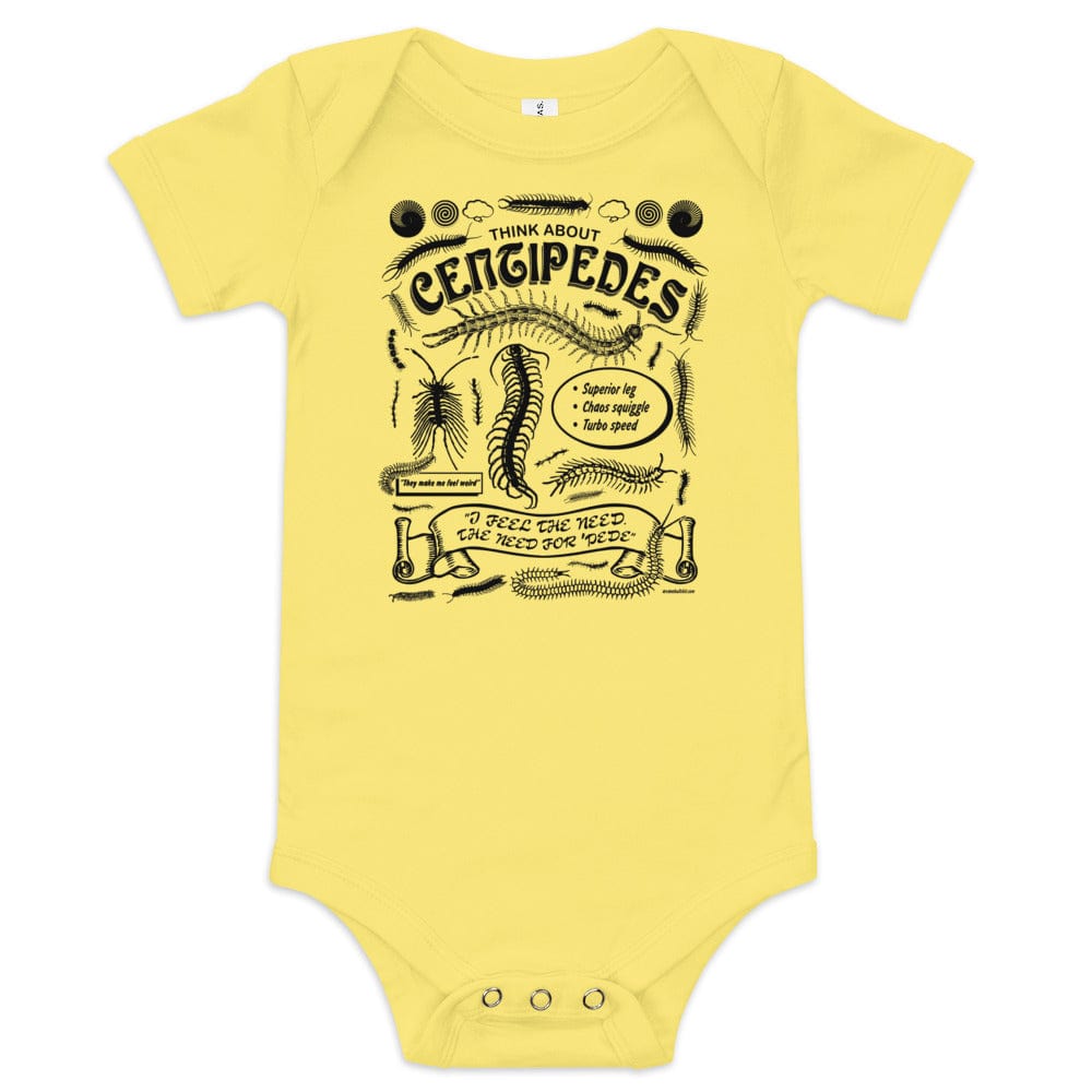 Arcane Bullshit Baby Onesie "Centipedes" Baby short sleeve one piece