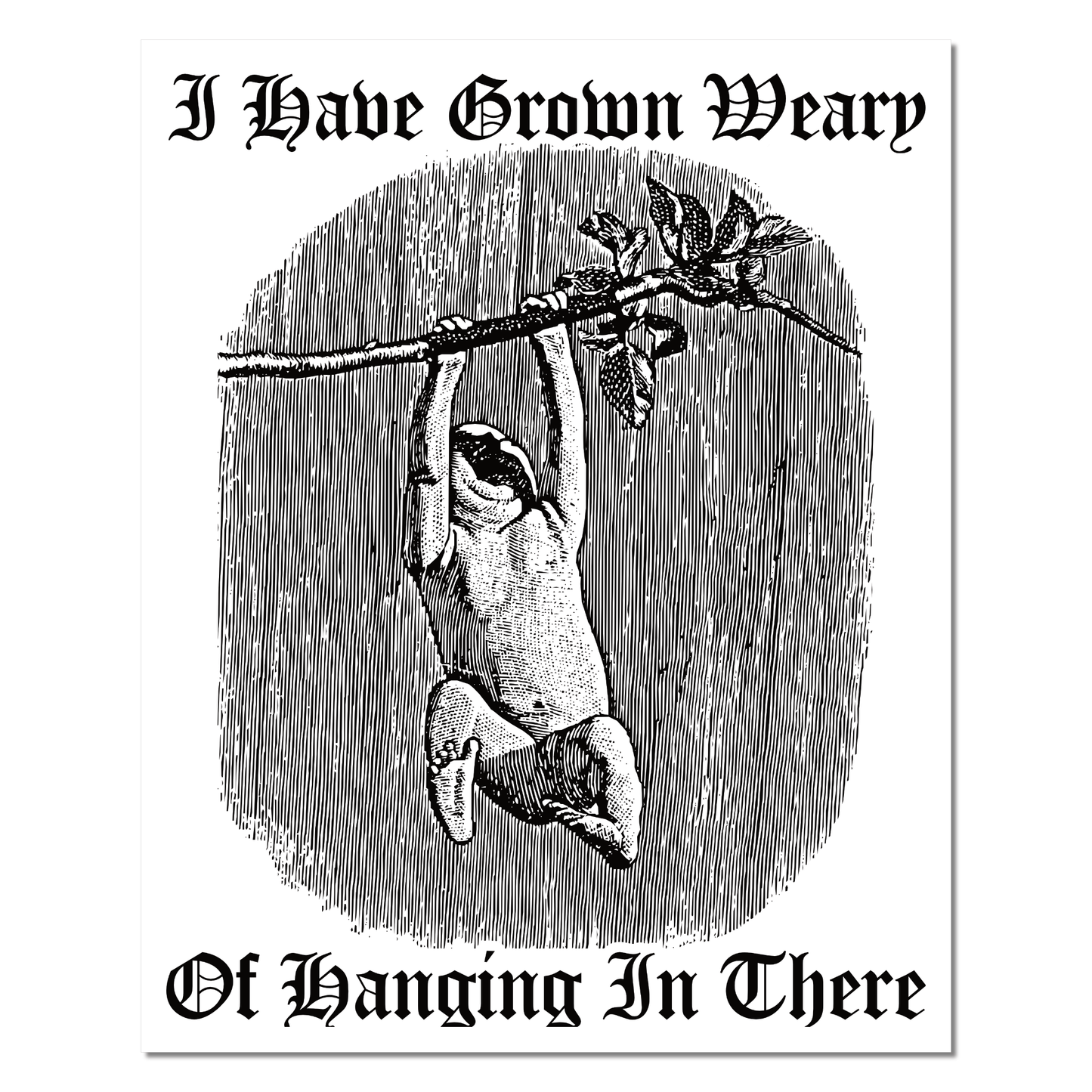 Arcane Bullshit Poster "Hanging In there" poster