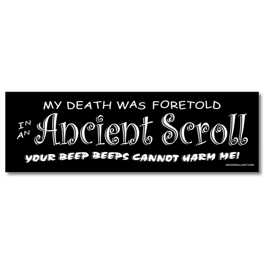 “Ancient Scroll” Bumper Sticker