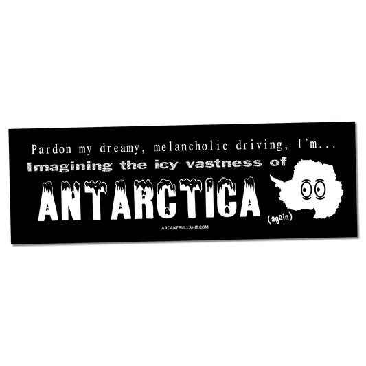 Autocollant de pare-chocs "Antarctique"