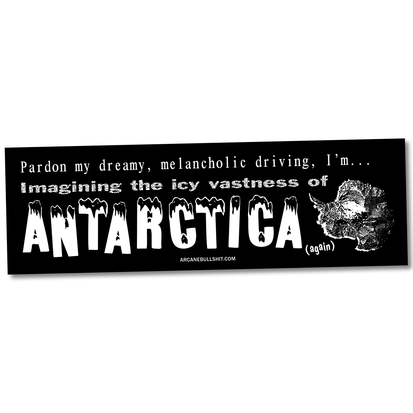 "Antarctica" bumper sticker