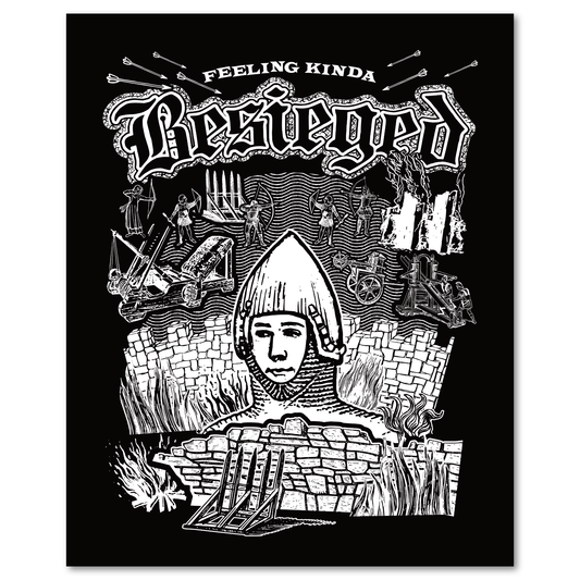 "Besieged" Risograph Poster