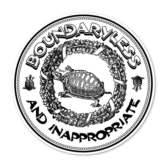 "Boundaryless" Round Sticker