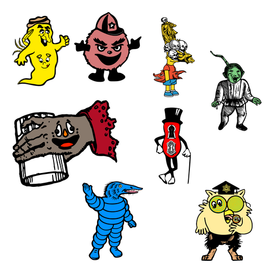 Demon Stickers Series 2 (Pack of 8)