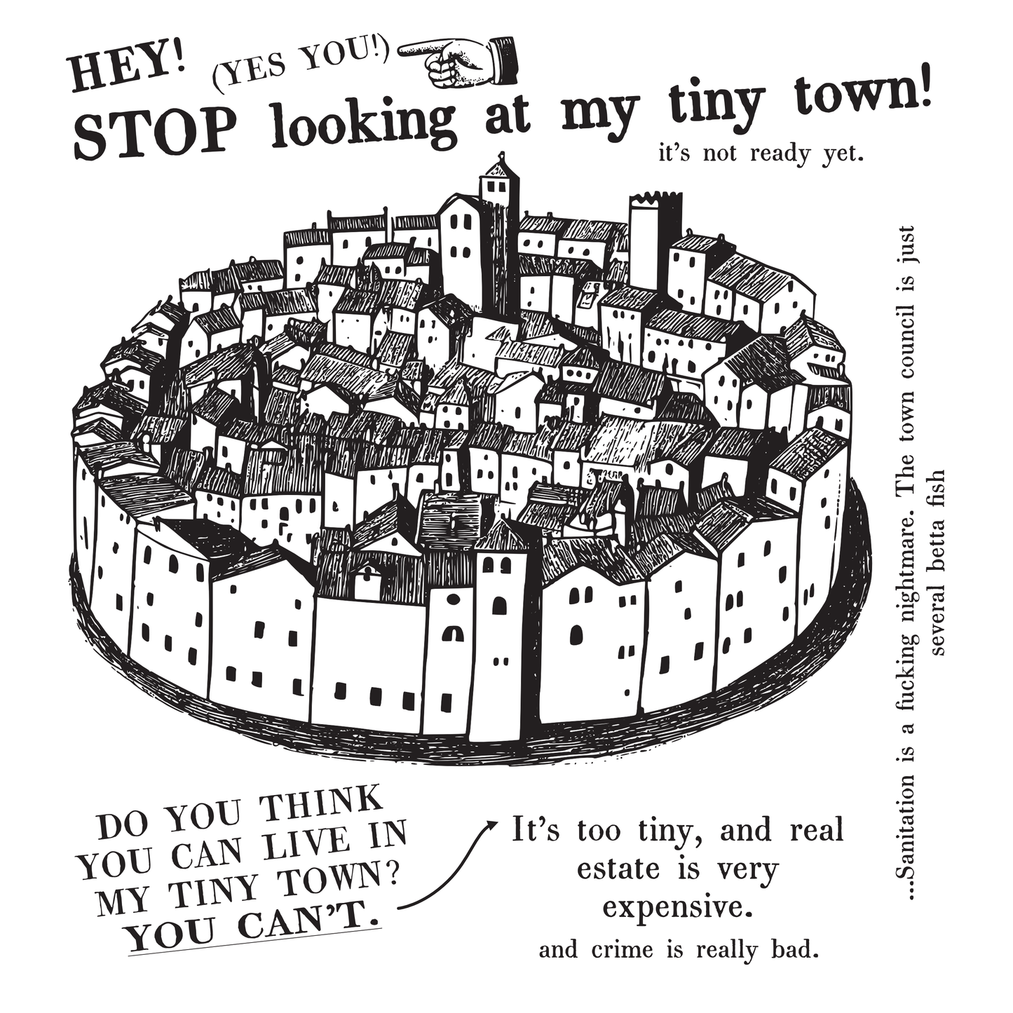 "Stop Looking At My Tiny Town" eBook Edition