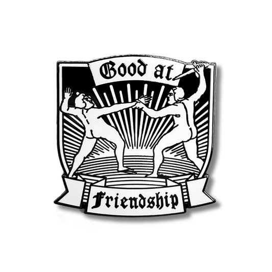 "Good At Friendship" Enamel Pin