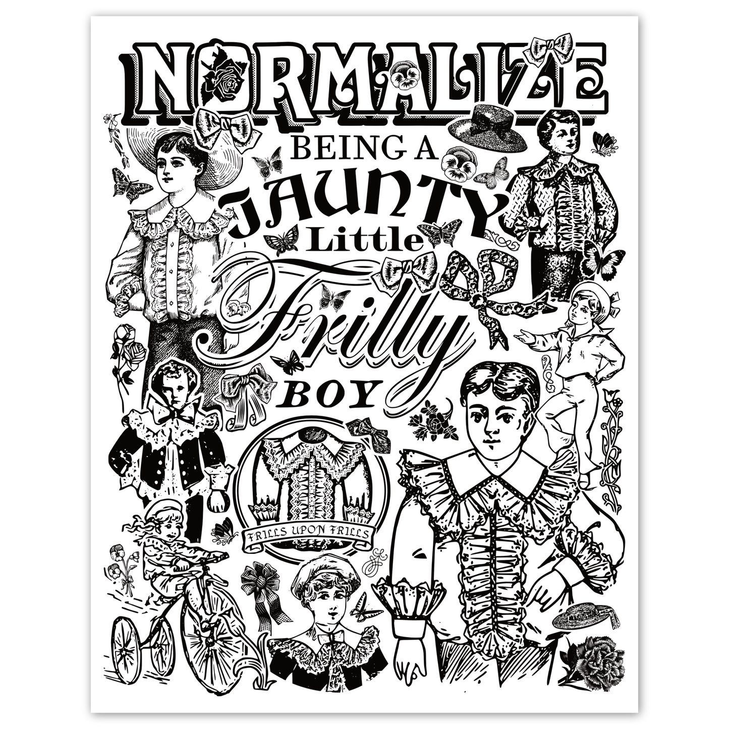"Frilly Boy" Poster