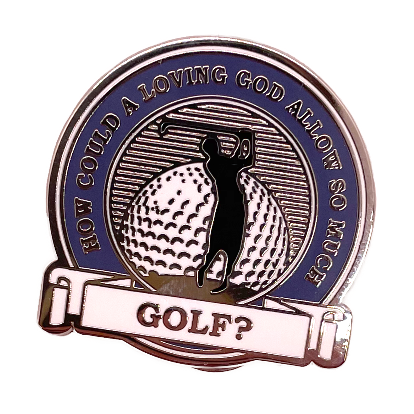 "So Much Golf" Enamel Pin