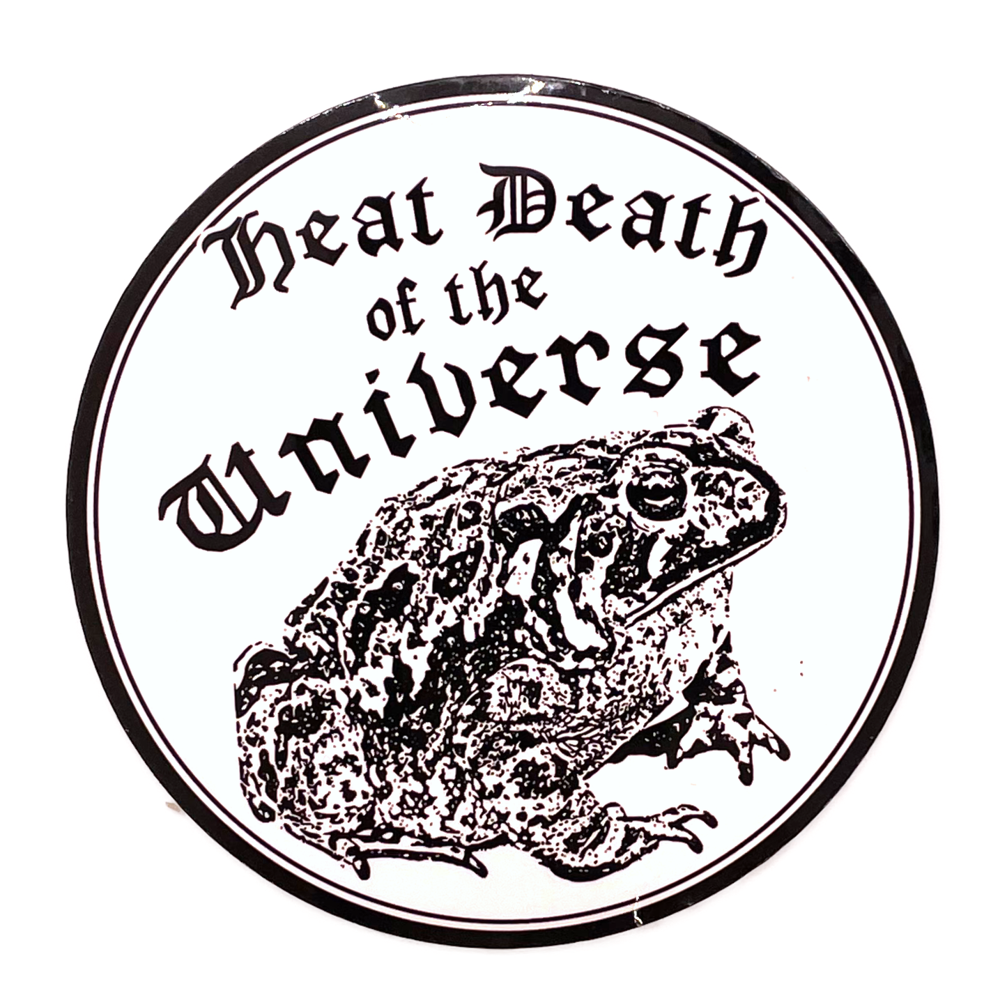 "Heat Death of the Universe" Vinyl Sticker