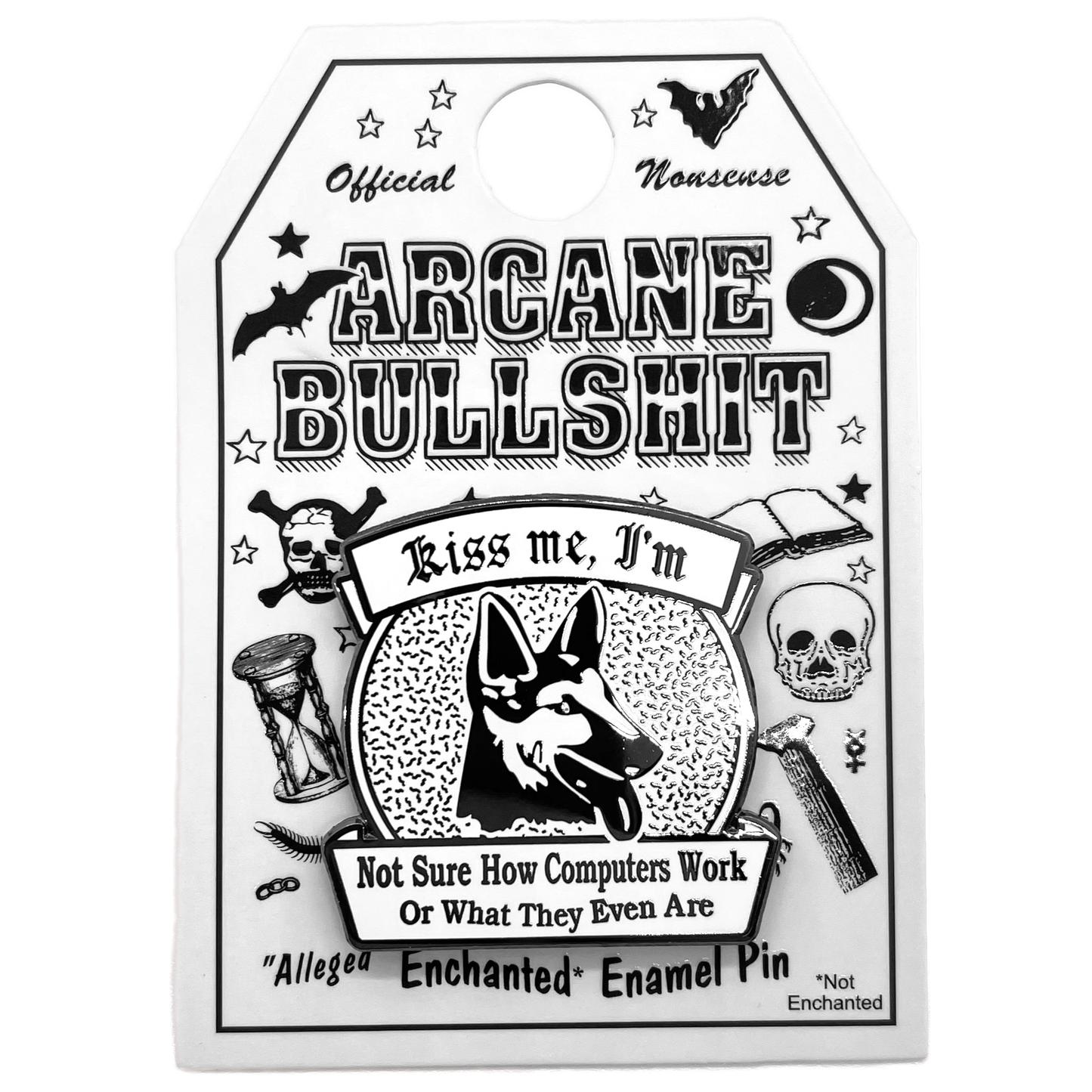 "I Don't Know How Computers Work" Enamel Pin