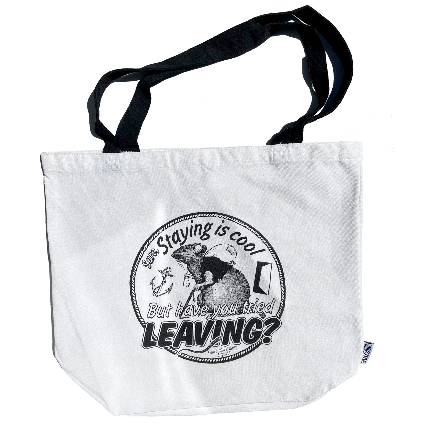 "Leaving" Jumbo Tote Bag