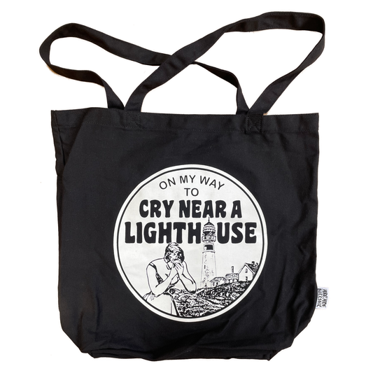Tote bag "Cry Near a Lighthouse (version 2023)"