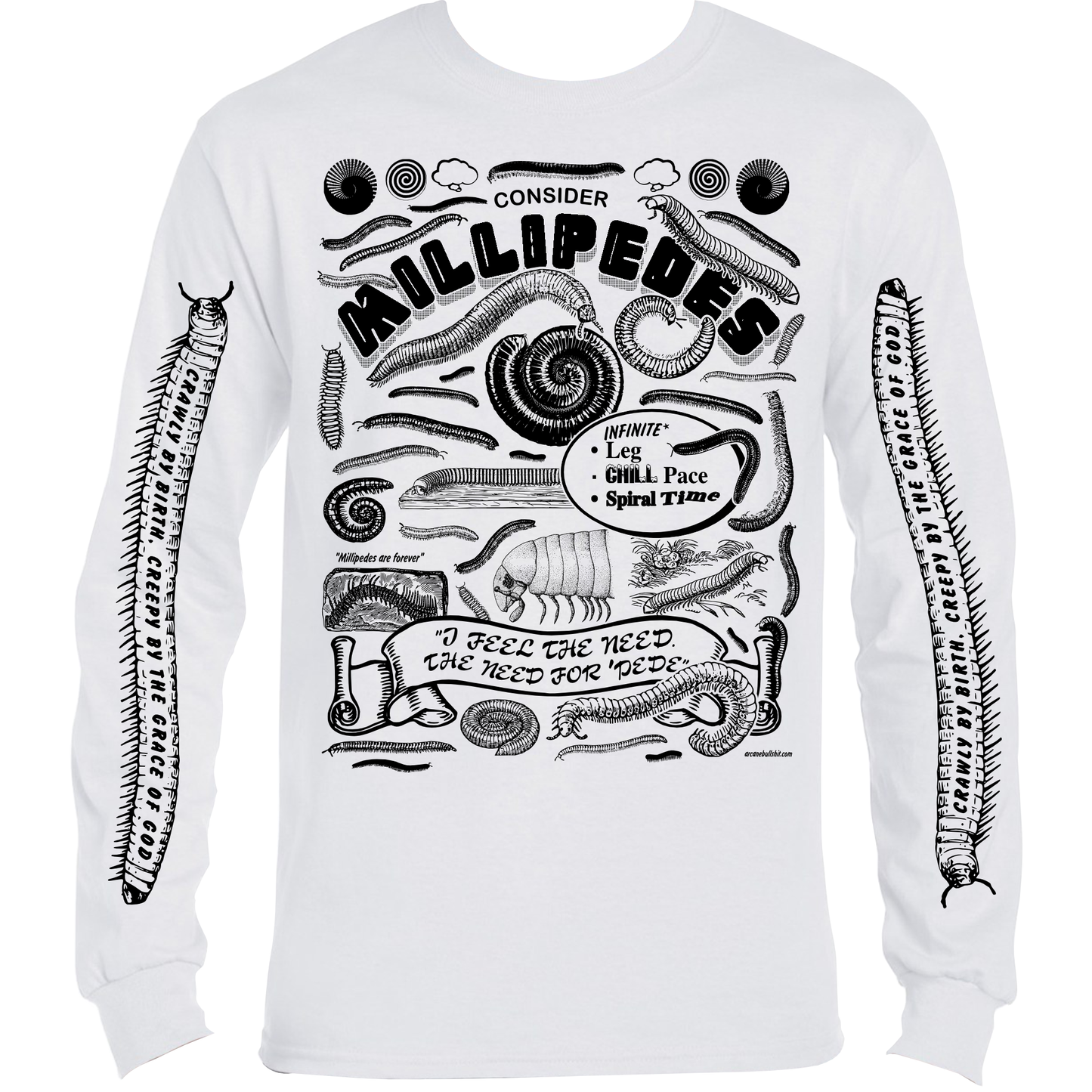 "Millipede" Long-Sleeved t-shirt