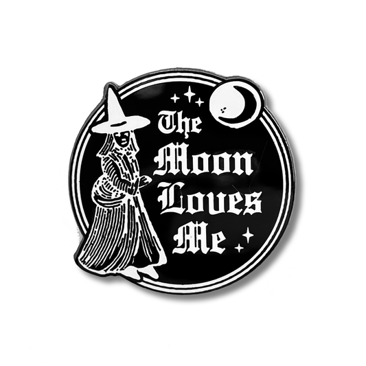 "The Moon Loves You" Enamel Pin