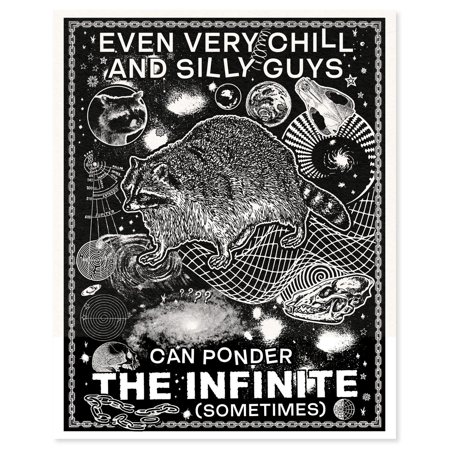 Arcane Bullshit Poster 8x10" "Ponder the Infinite" Poster