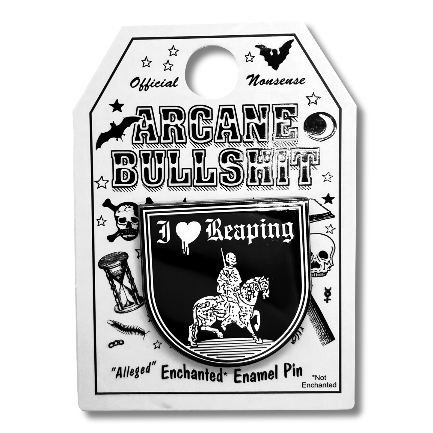 "I Heart Reaping" Enamel Pin
