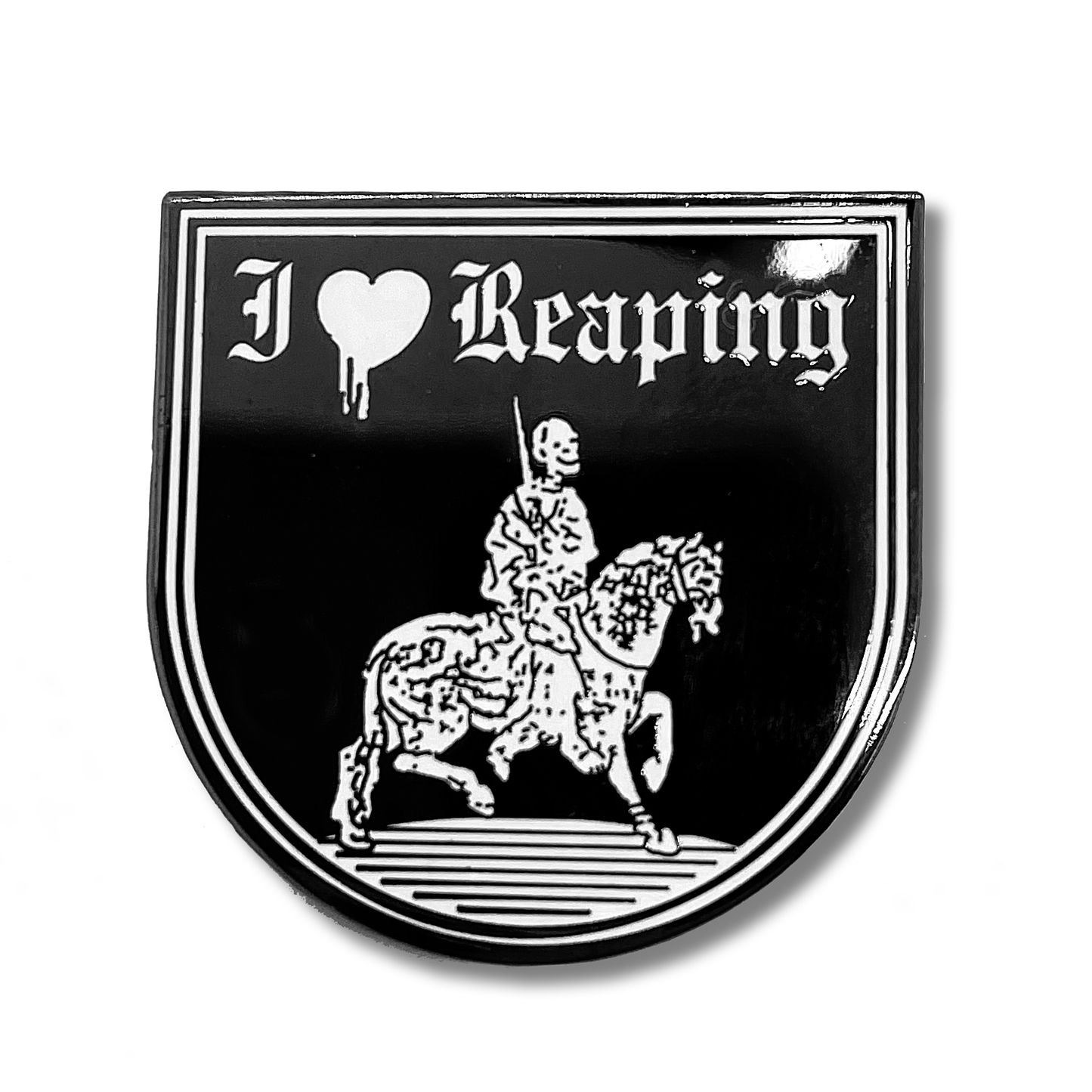 "I Heart Reaping" Enamel Pin