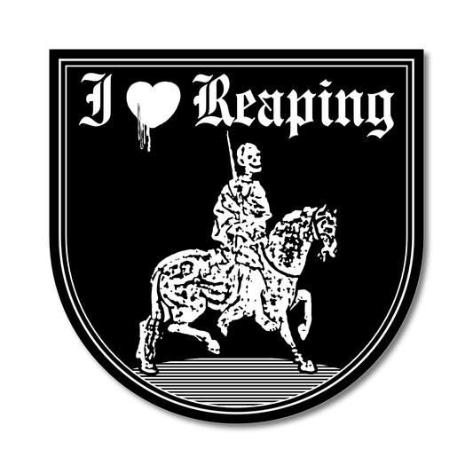 "I Heart Reaping" Die-Cut Vinyl Sticker