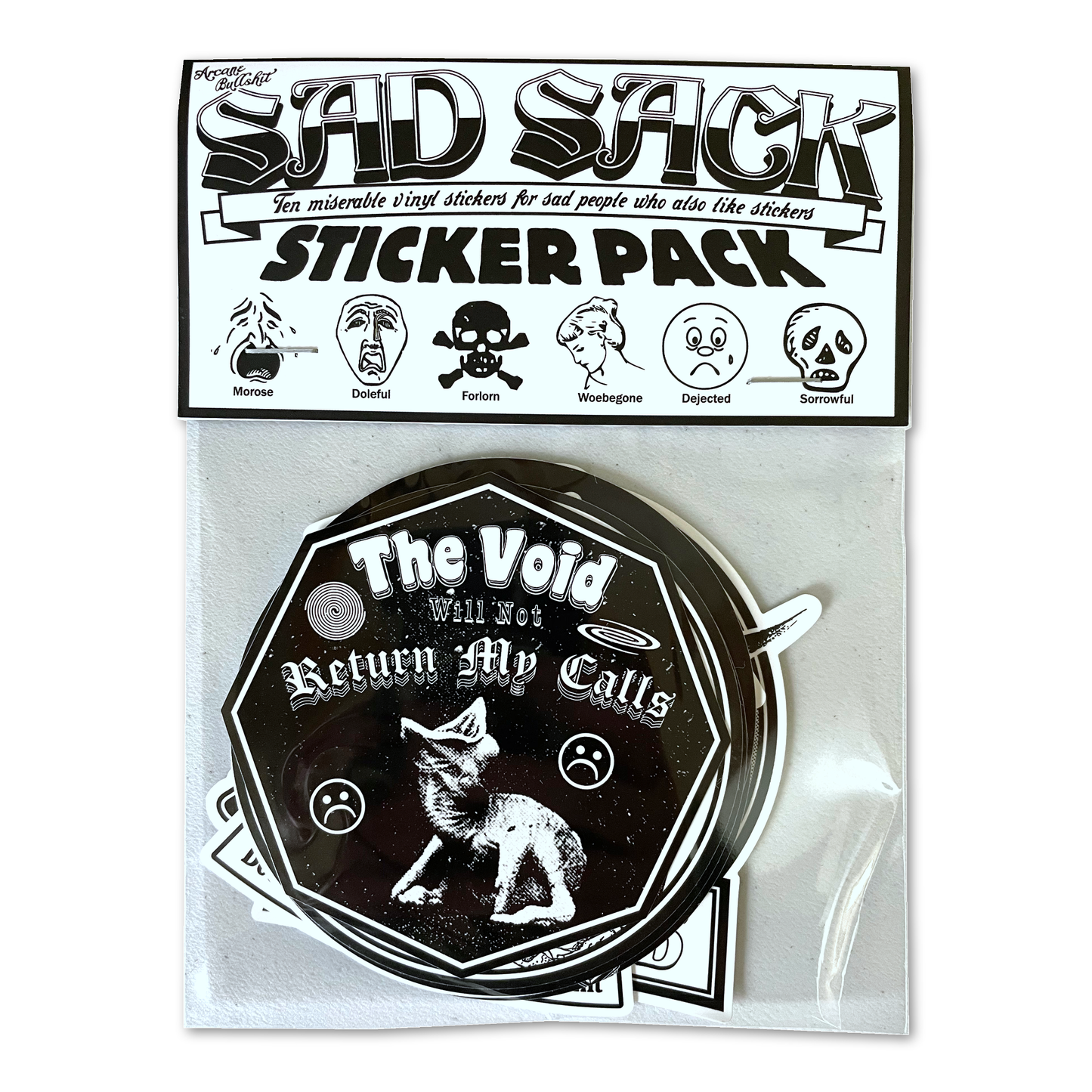 "Sad Sack" Sticker Pack
