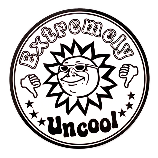 "Extremely Uncool" Vinyl Sticker
