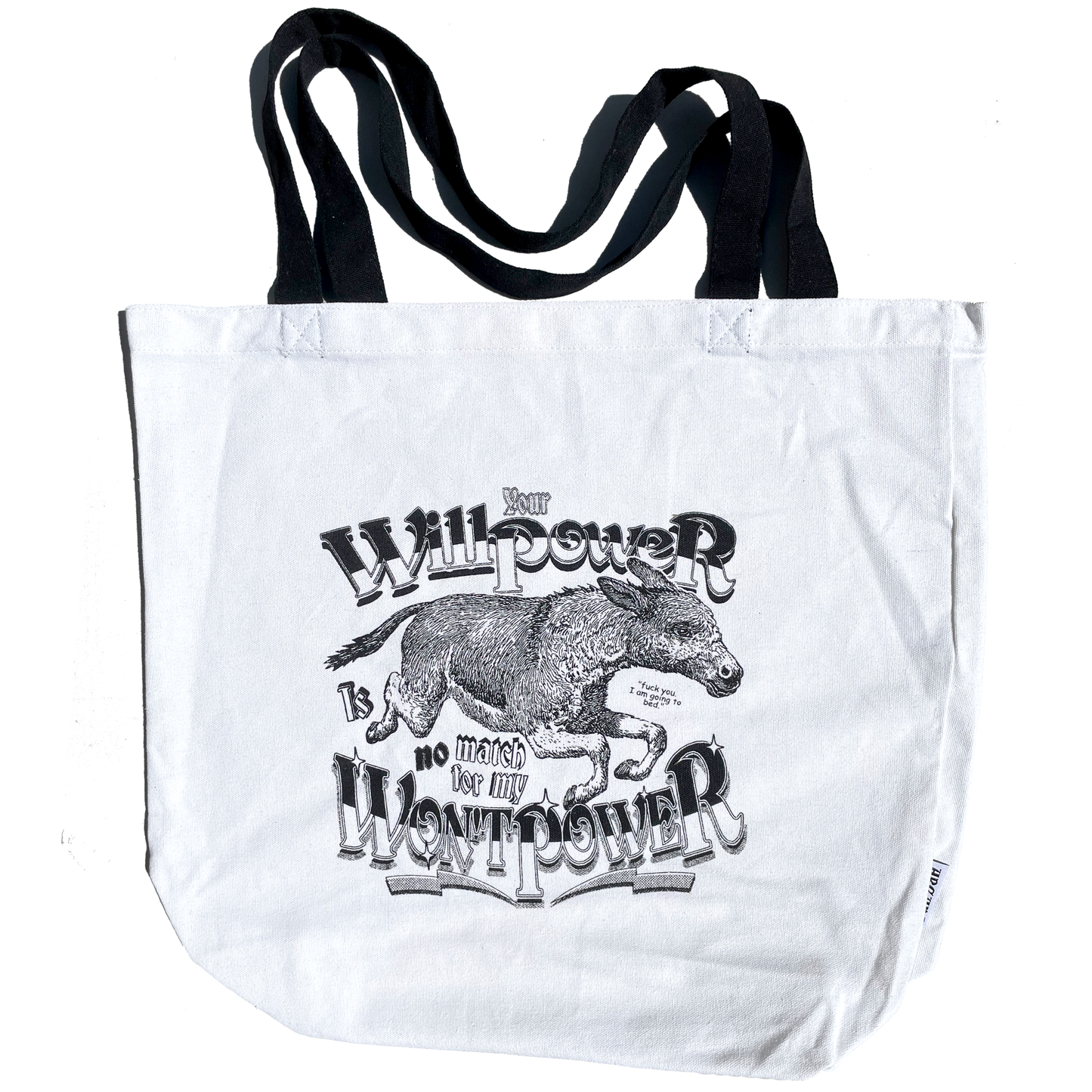 "Wontpower" Jumbo Tote Bag