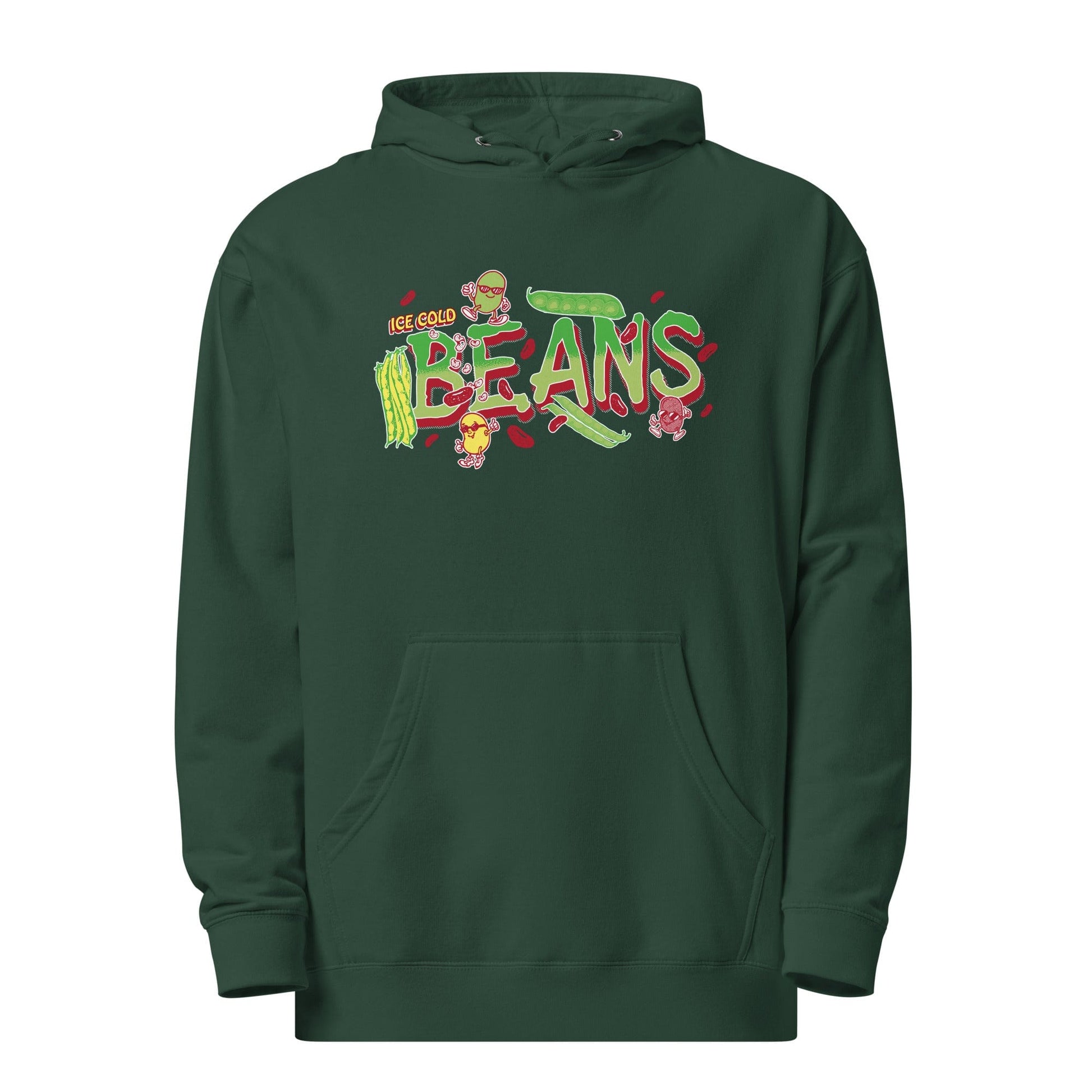 Arcane Bullshit Alpine Green / S "Ice old Beans" Unisex midweight hoodie