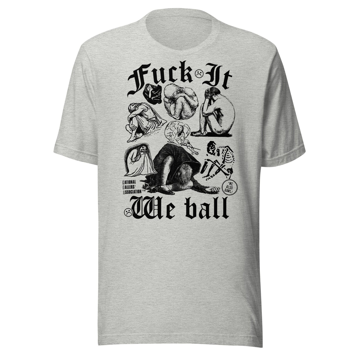 Arcane Bullshit Athletic Heather / XS "We Ball: Human Edition" Unisex t-shirt