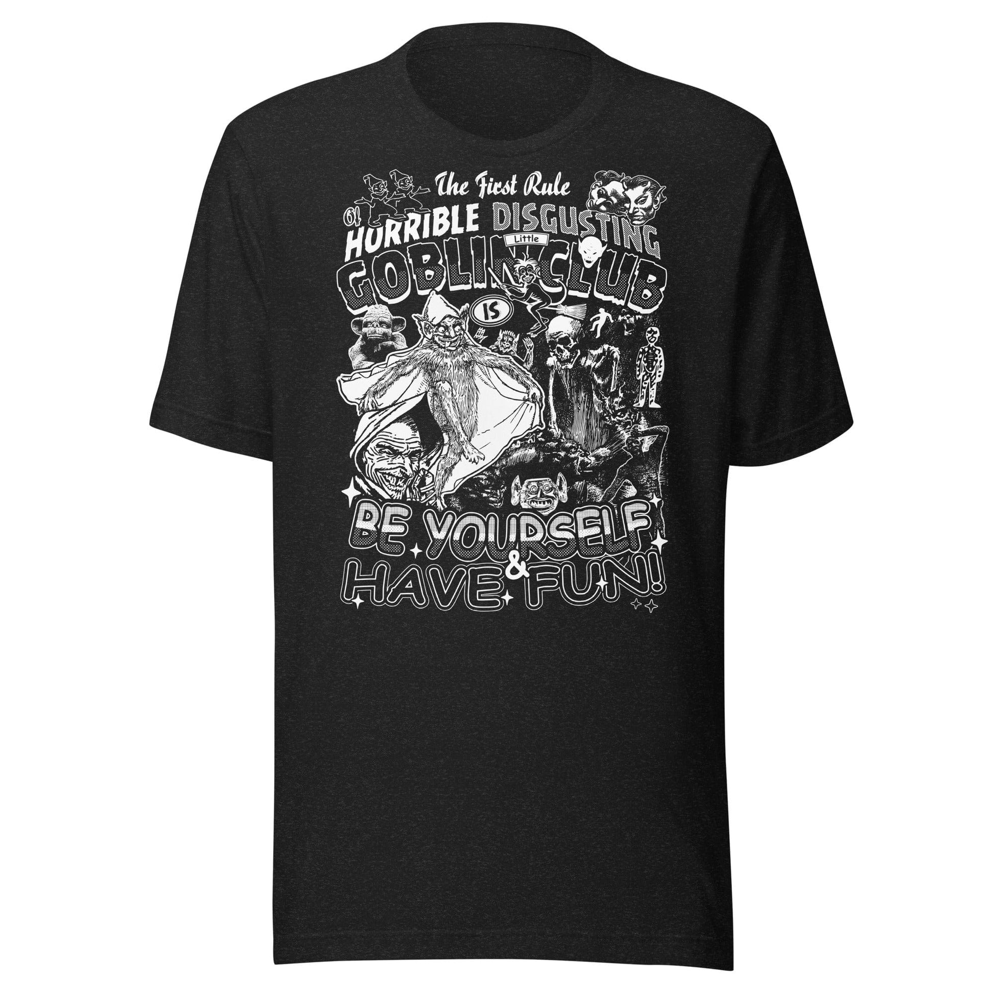 Arcane Bullshit Black Heather / XS "Horrible Disgusting Goblin Club" Unisex t-shirt