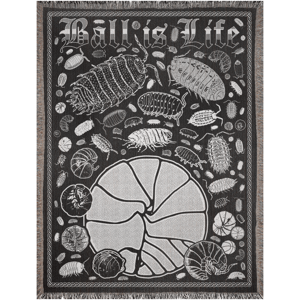 Arcane Bullshit Blanket 60x80 inch "Ball is Life" Woven Blanket