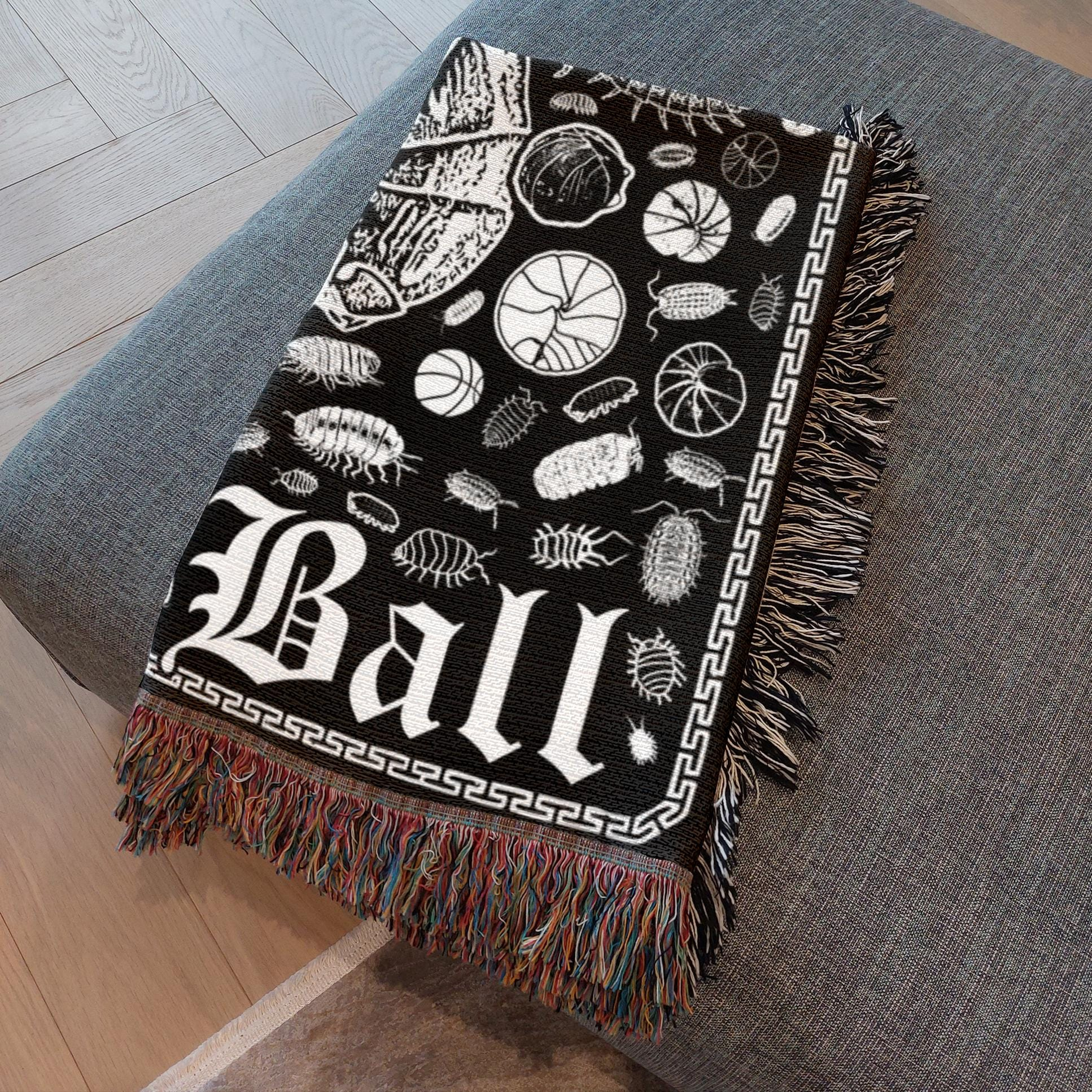 Arcane Bullshit Blanket 60x80 inch "Fuck it We Ball" Woven Blanket