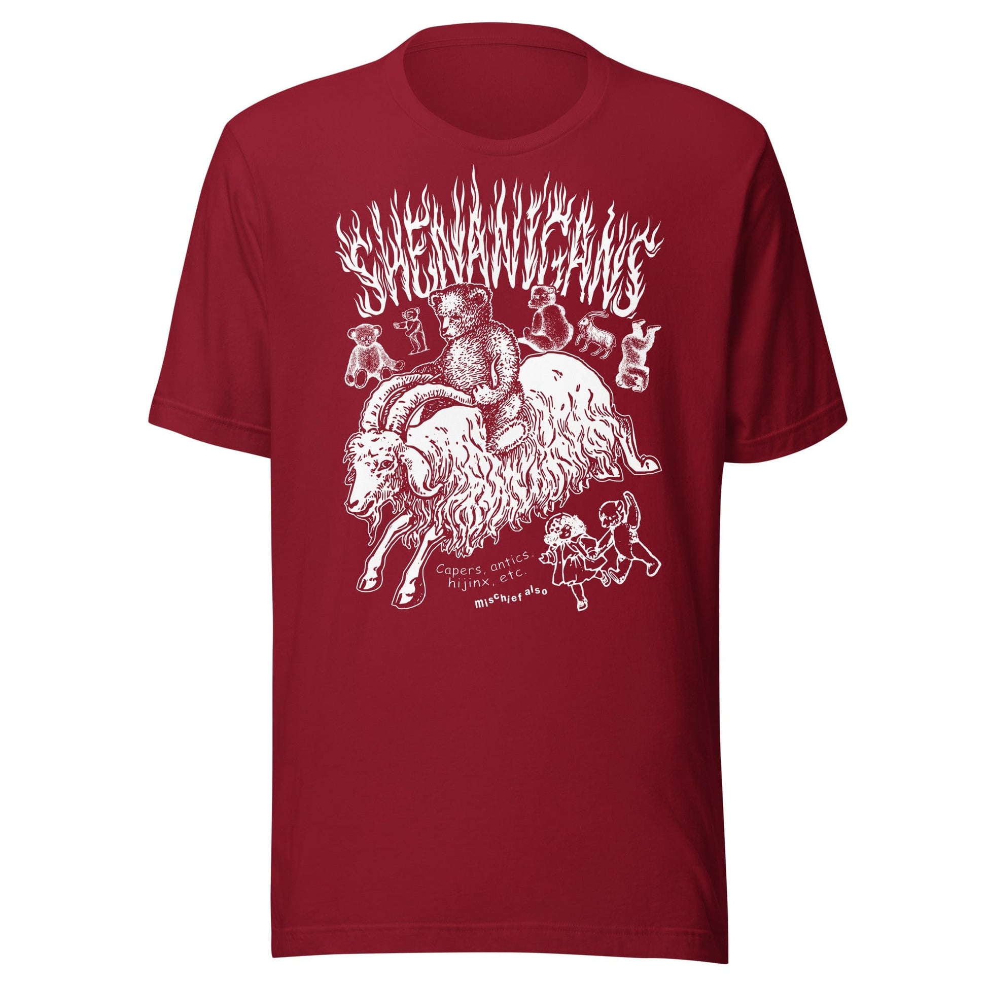 Arcane Bullshit Cardinal / S "Shenanigans" Unisex t-shirt