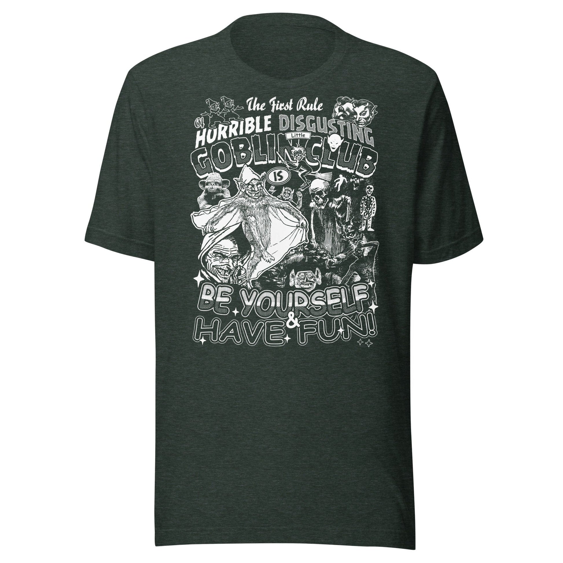 Arcane Bullshit Heather Forest / S "Horrible Disgusting Goblin Club" Unisex t-shirt