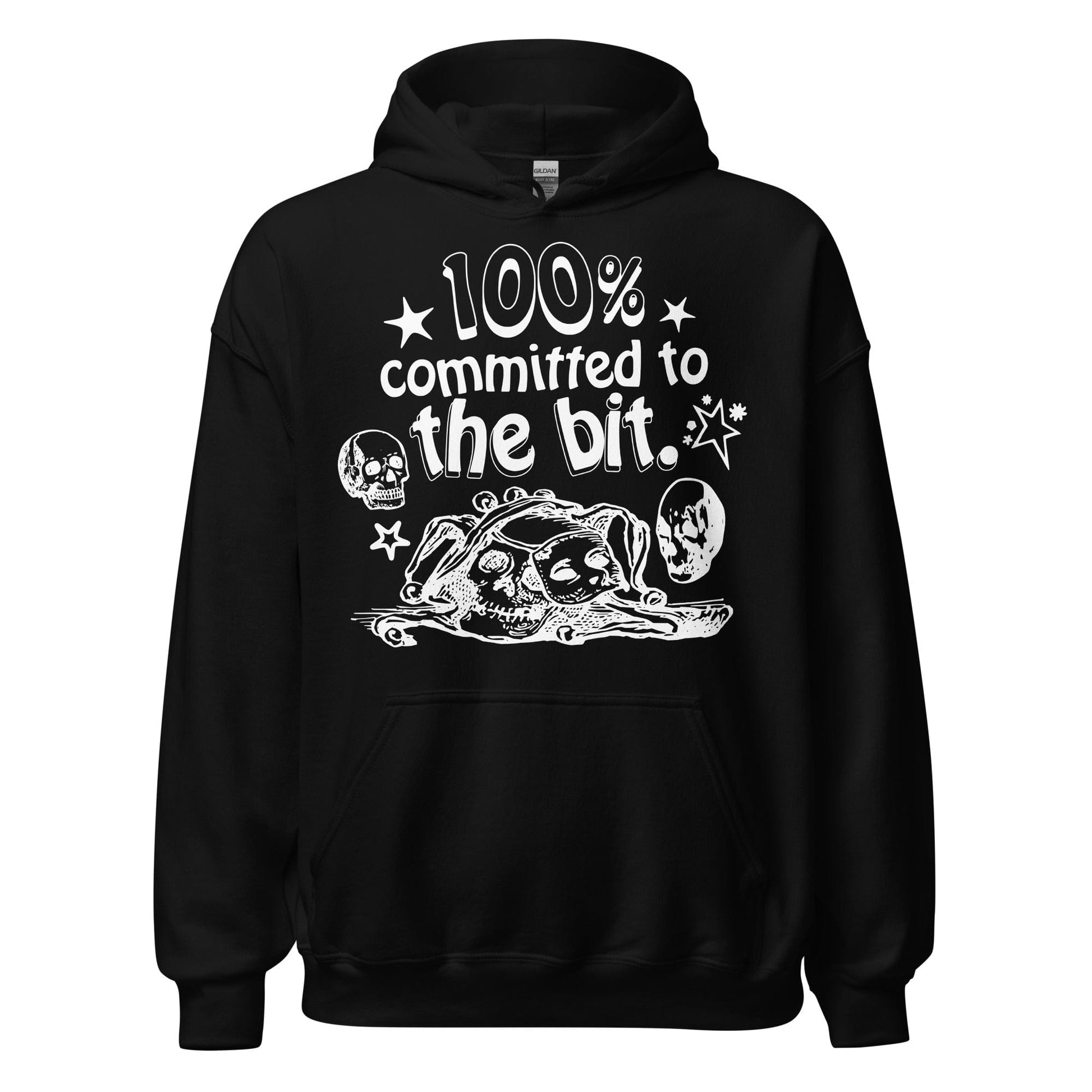 Arcane Bullshit Hoodie Black / S Committed To The Bit Unisex Hoodie