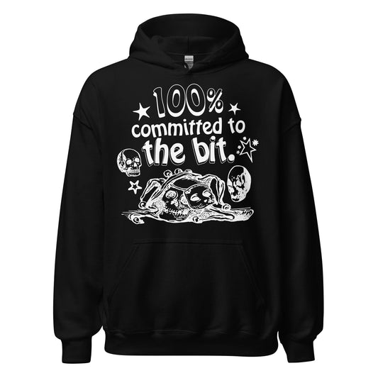 Arcane Bullshit Hoodie Black / S Committed To The Bit Unisex Hoodie