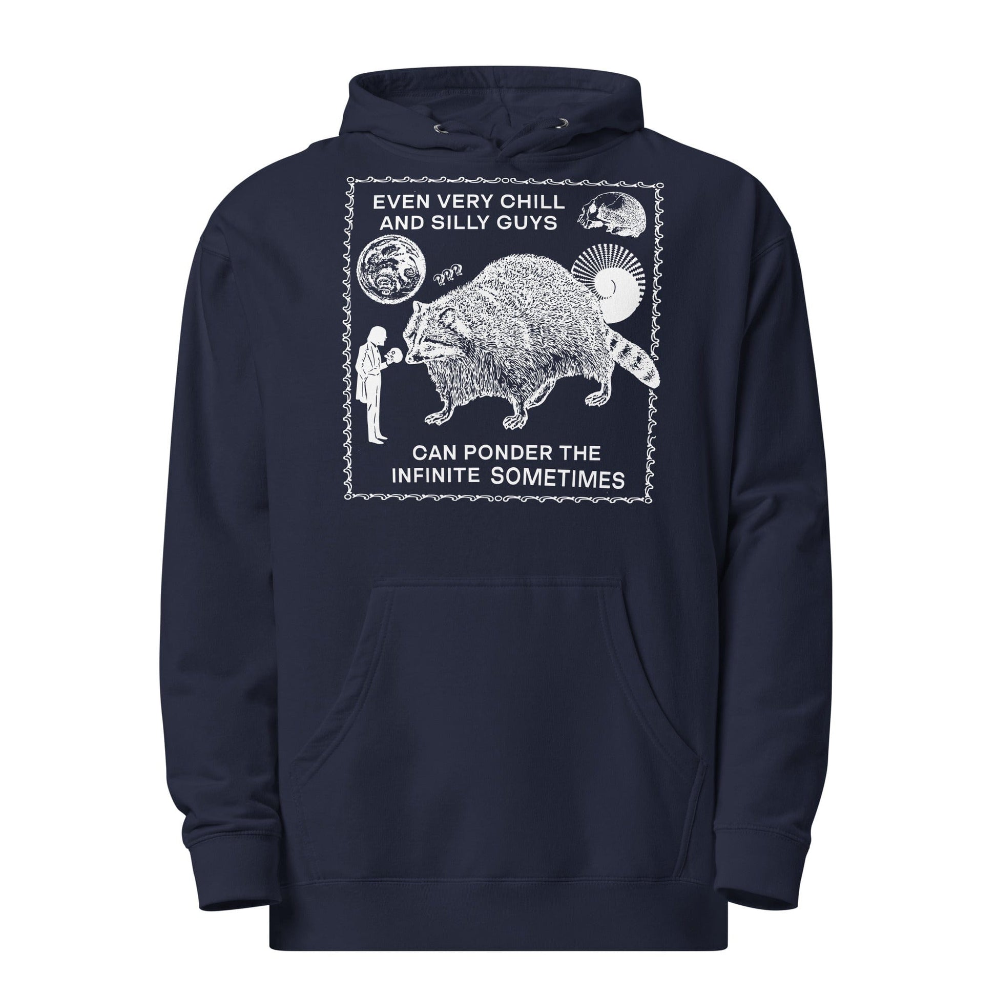 Arcane Bullshit Hoodie Classic Navy / S "Ponder The Infinite" Unisex midweight hoodie