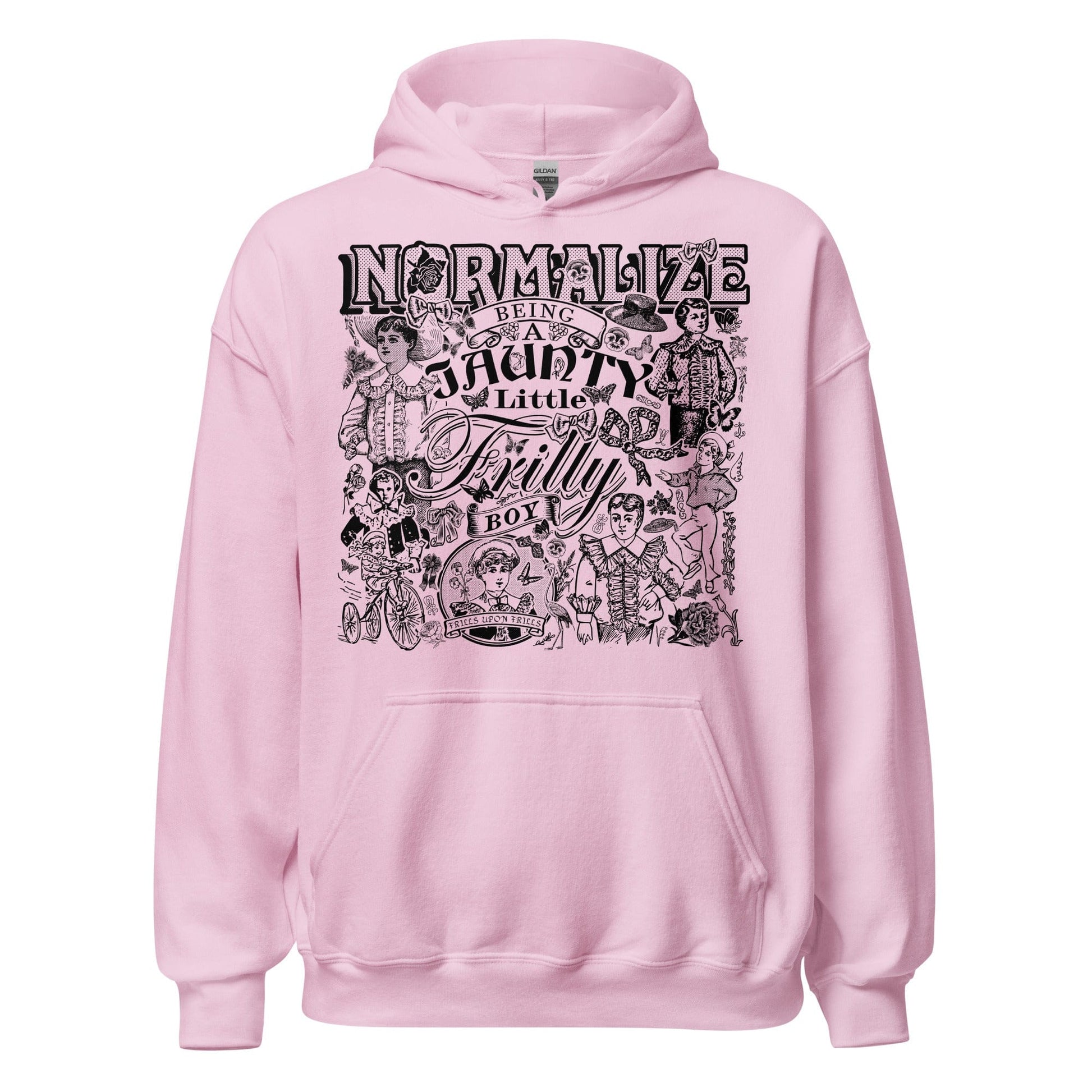 Arcane Bullshit Hoodie Light Pink / S Jaunty Little Frilly Boy Unisex Hoodie