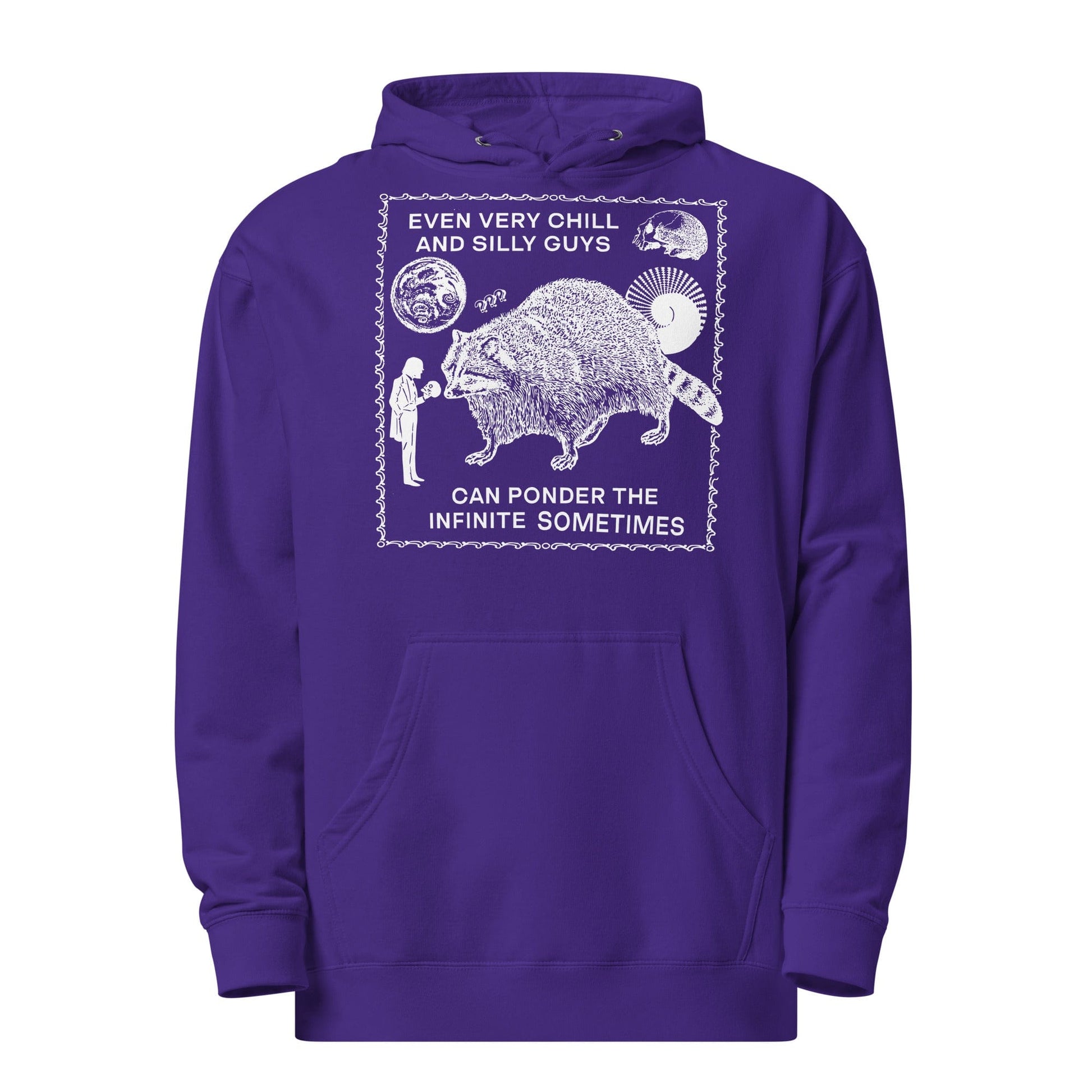 Arcane Bullshit Hoodie Purple / S "Ponder The Infinite" Unisex midweight hoodie