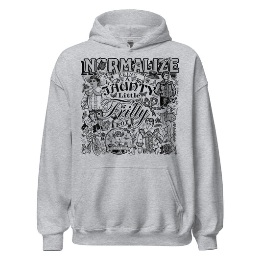 Arcane Bullshit Hoodie Sport Grey / S Jaunty Little Frilly Boy Unisex Hoodie