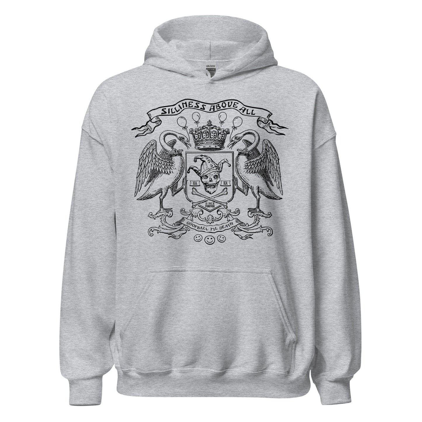 Arcane Bullshit Hoodie Sport Grey / S Silliness Above All Unisex Hoodie