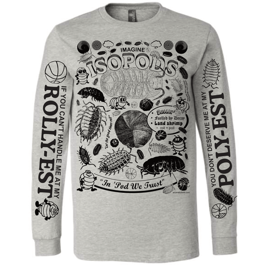 Arcane Bullshit Long-sleeved Tee XS "Isopod" Long-Sleeved t-shirt