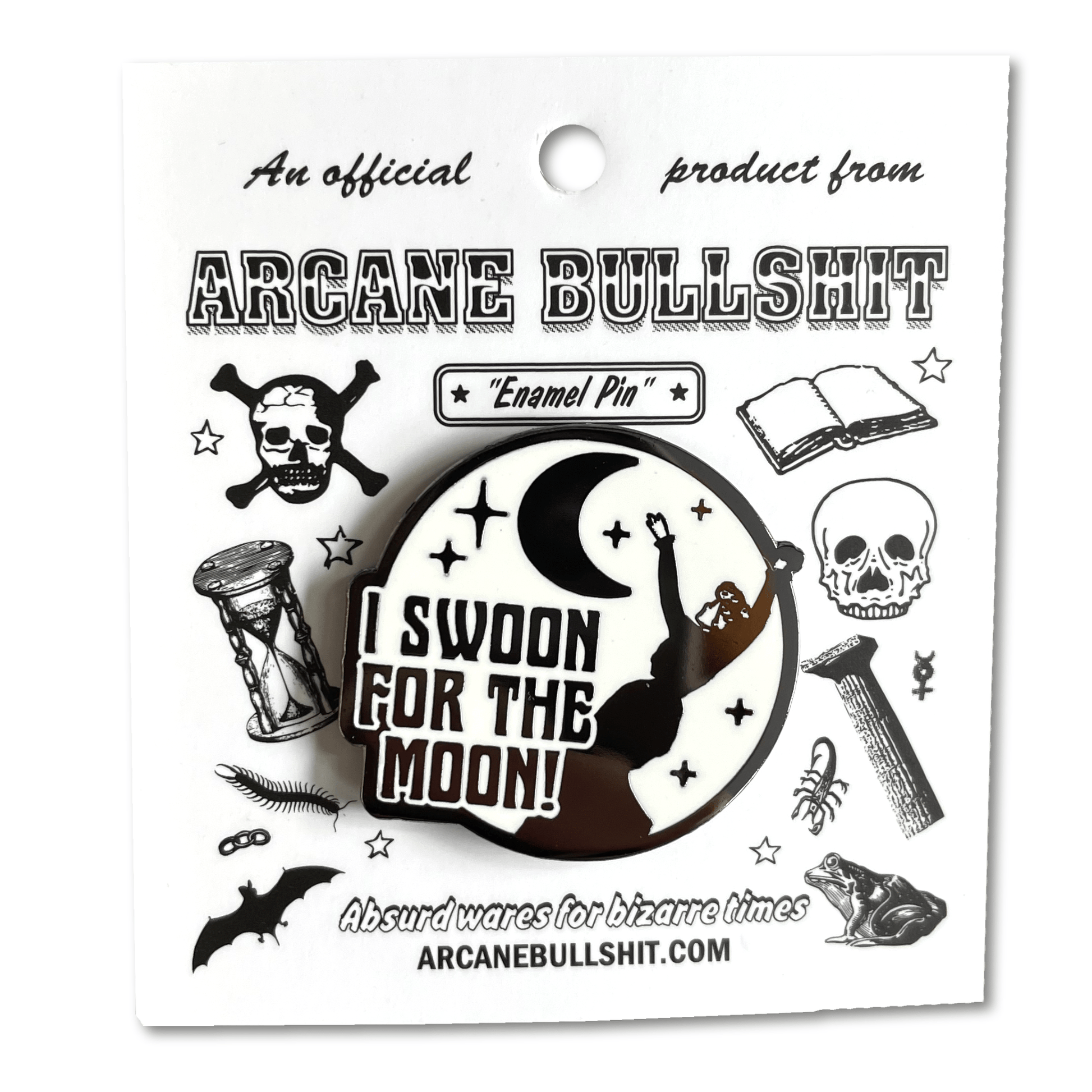 Arcane Bullshit Pin "Moon Swoon" Pin