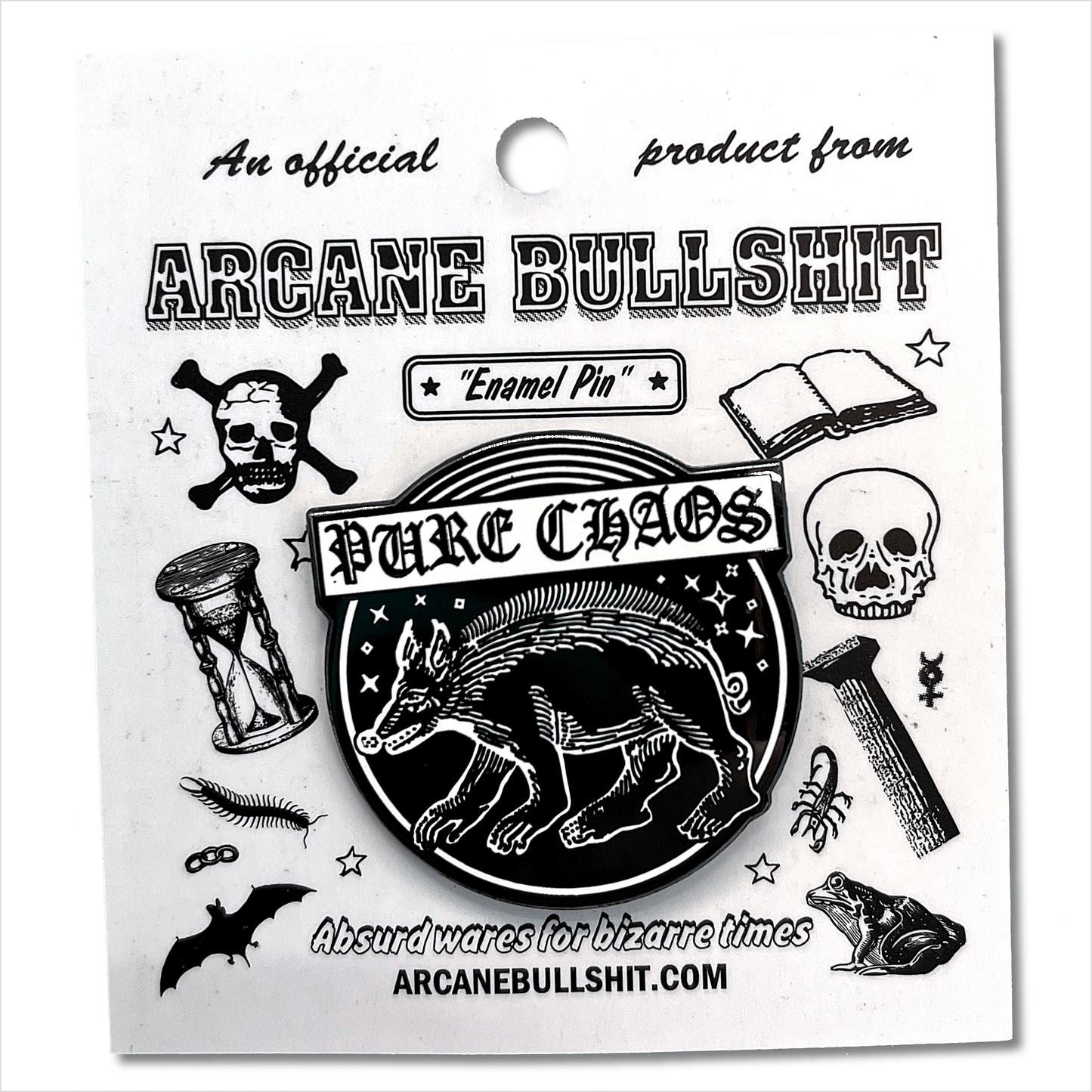 Arcane Bullshit Pin "Pure Chaos" Pin