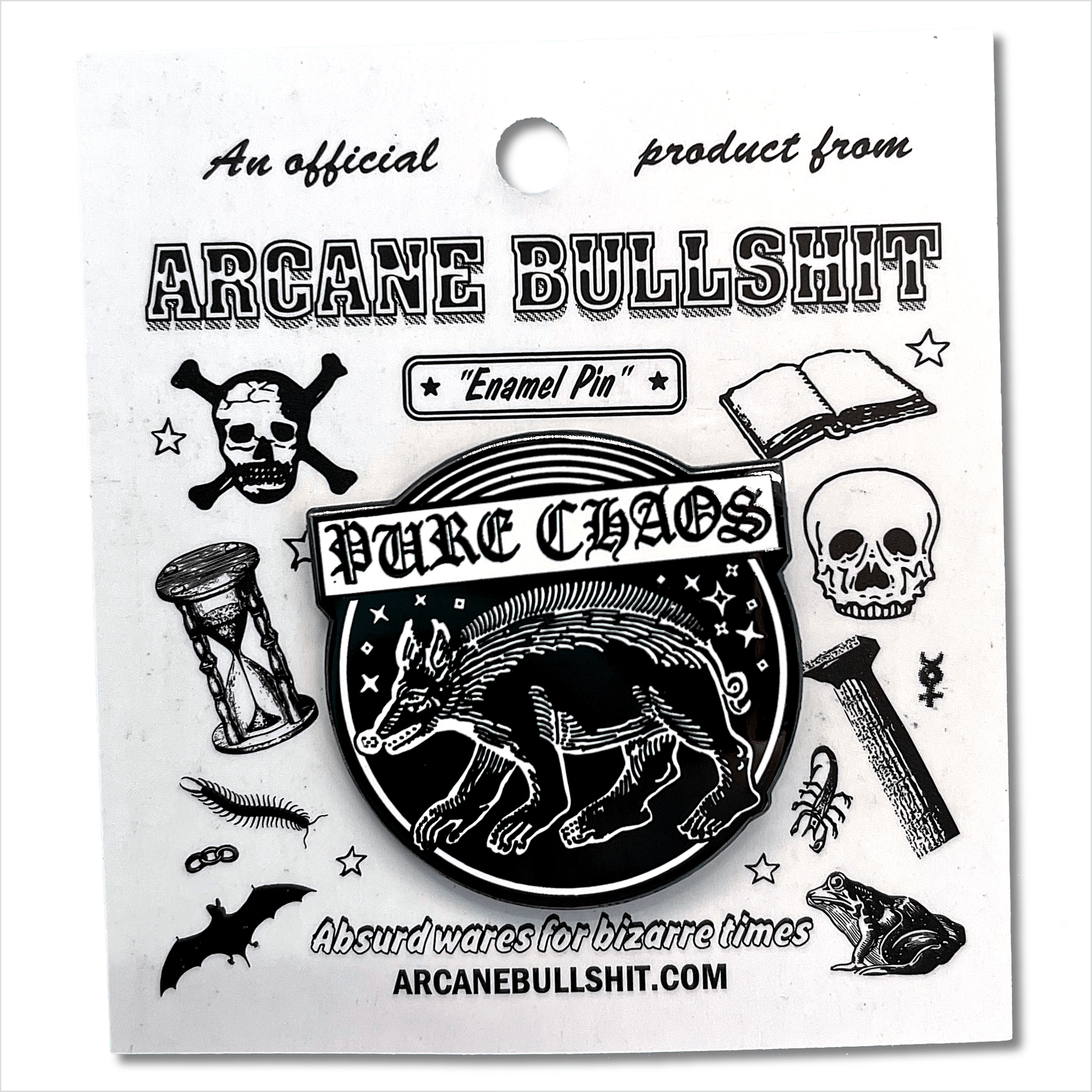 Arcane Bullshit Pin "Pure Chaos" Pin