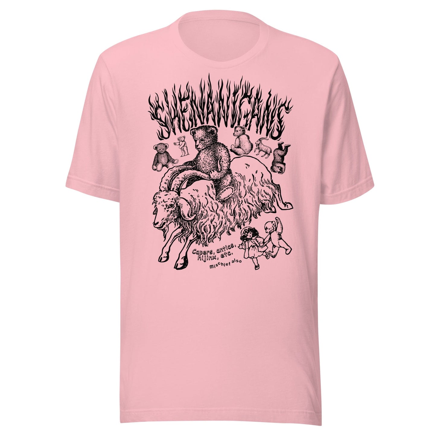 Arcane Bullshit Pink / S "Shenanigans" Unisex t-shirt